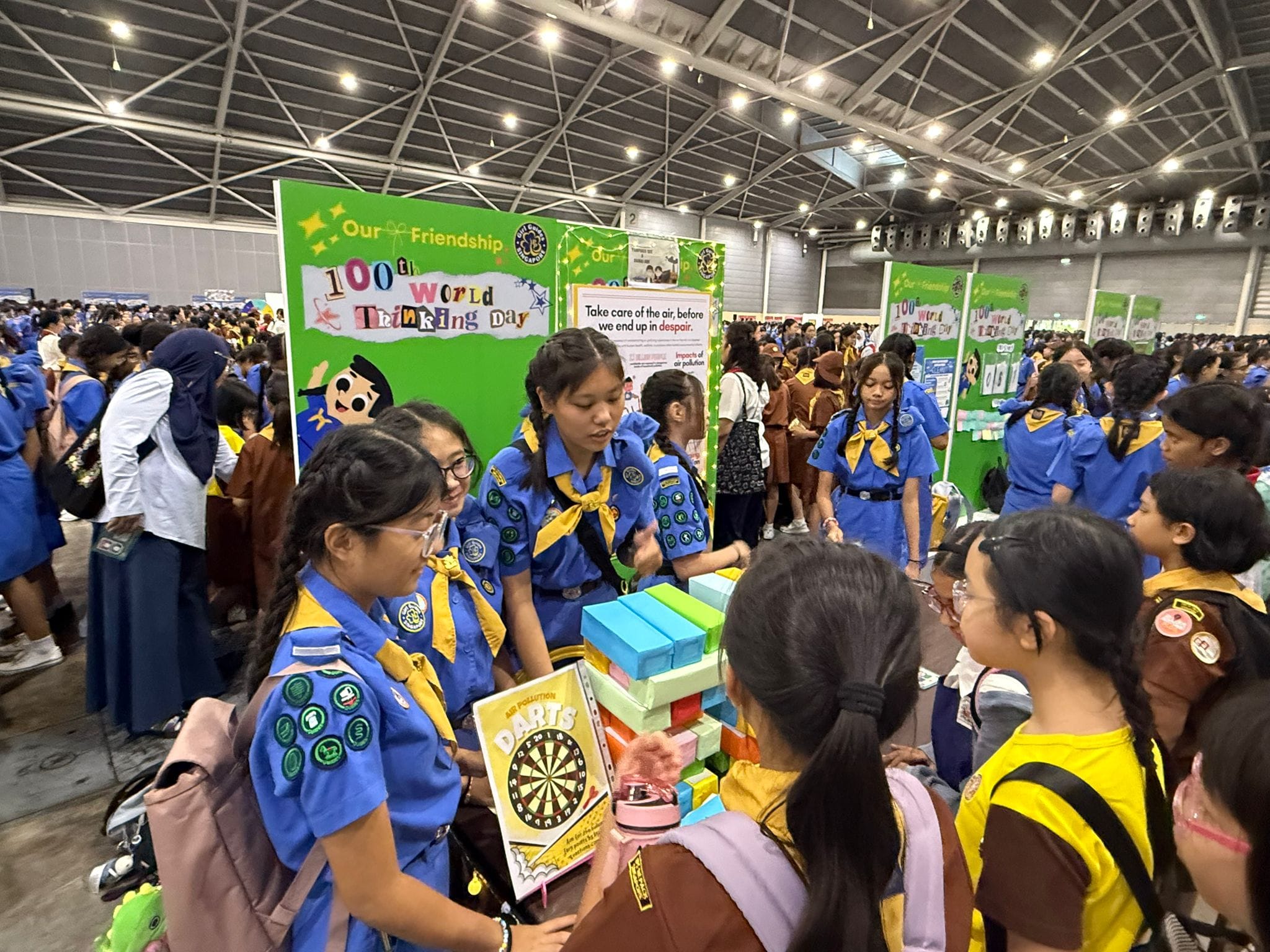Managing a Games Booth at World Thinking Day Celebration